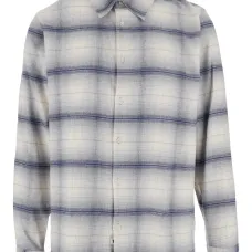 Рубашка в клетку с классическим воротником