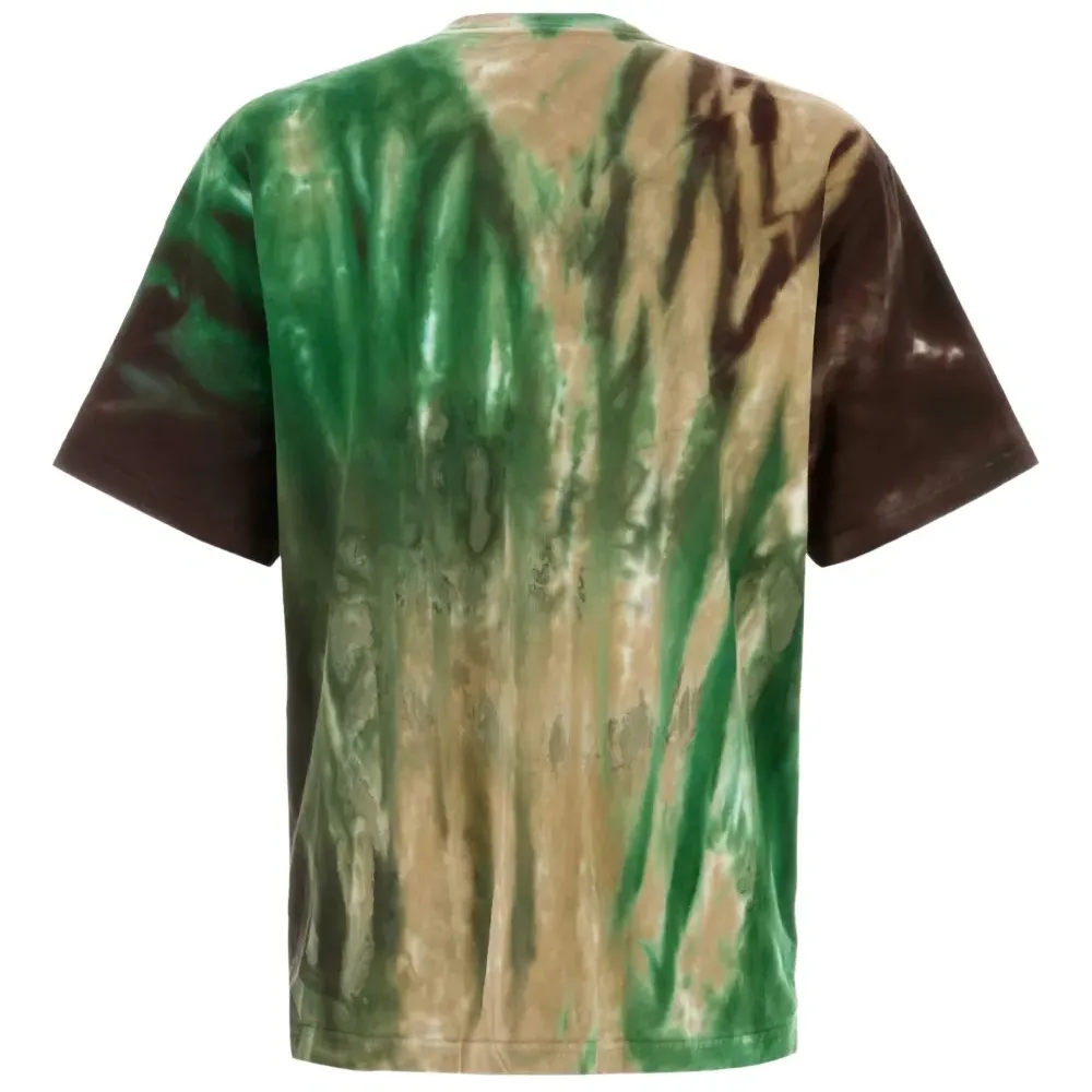 Футболка с круглым вырезом и эффектом тай-дай