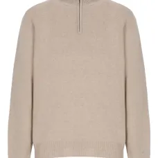 Свитер на молнии у ворота