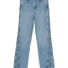 Джинсы на шнуровке