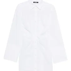 Платье-рубашка с узлом