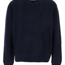 Рифленый свитер с V-образным вырезом