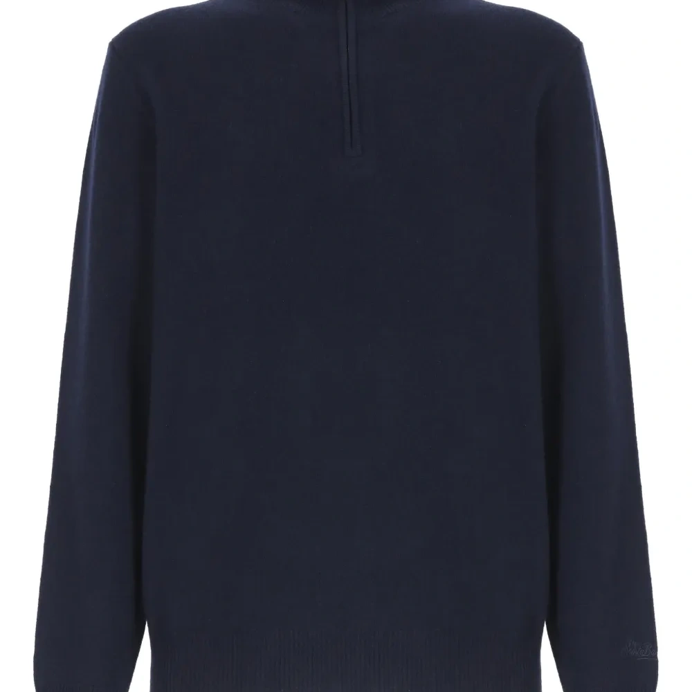 Свитер с молнией на воротнике