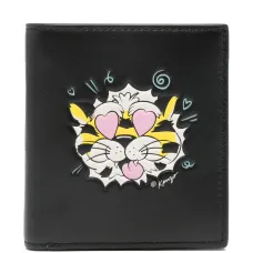 Двухскладной кошелек с изображением тигра