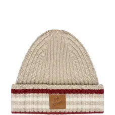 Шапка-бини с нашивкой-логотипом