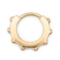 Мини-серьги-кольца Spur