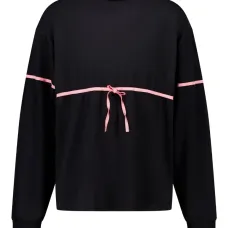 Футболка с длинными рукавами и отделкой в виде ленты