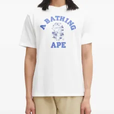 Футболка с камуфляжным принтом «Пальмовые деревья» и графическим принтом College