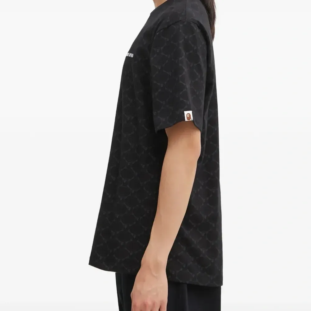 Футболка с монограммой College и круглым вырезом