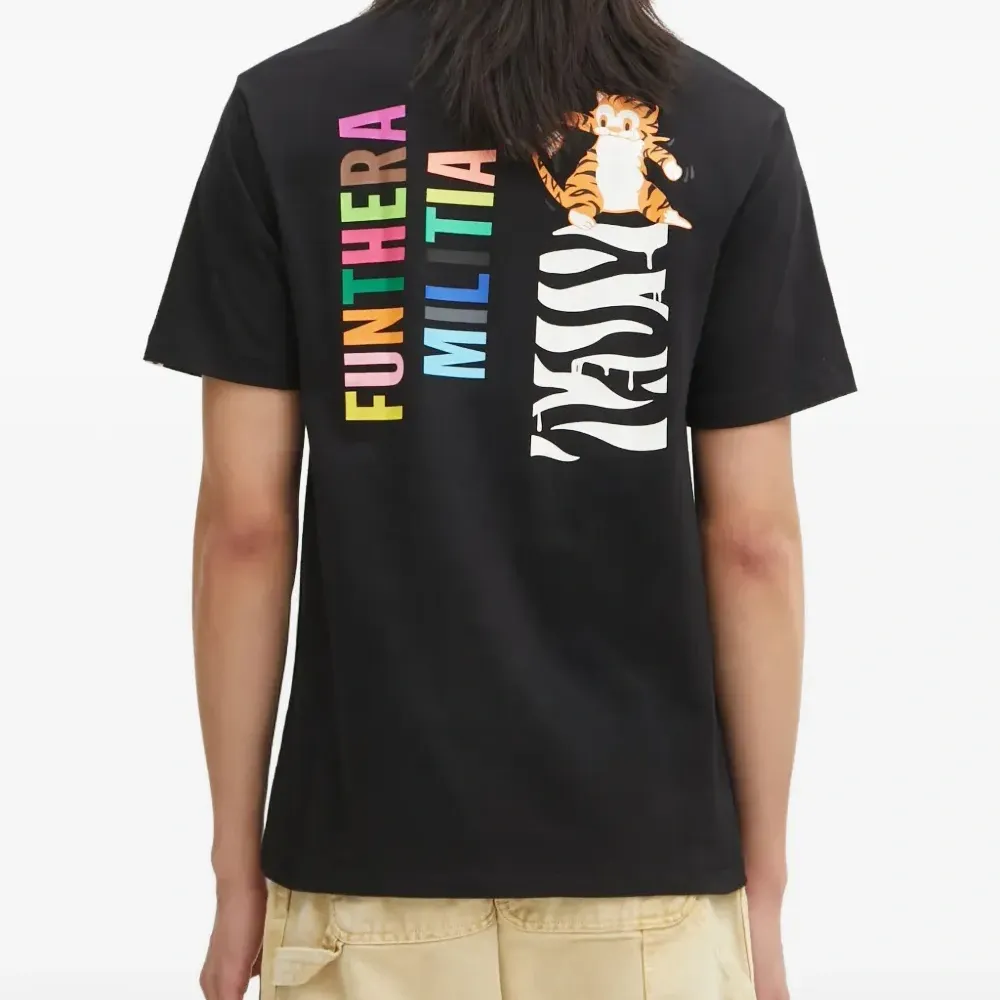 Футболка с принтом "Тигр в цветах"