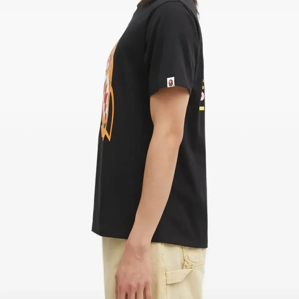 Футболка с принтом "Тигр в цветах"