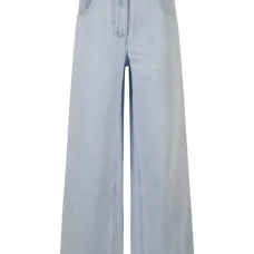 Джинсы с цветочным принтом