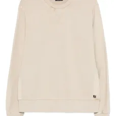 Джемпер с круглым вырезом и длинными рукавами