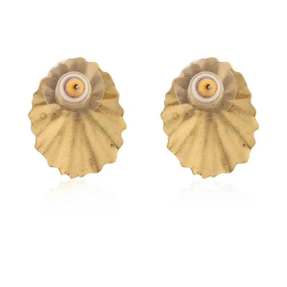 Серьги с оборками