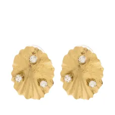 Серьги с оборками