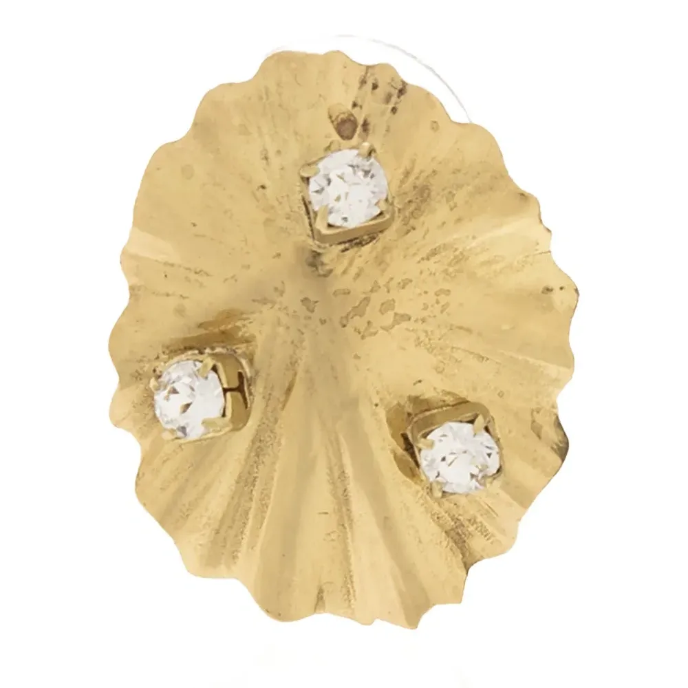 Серьги с оборками