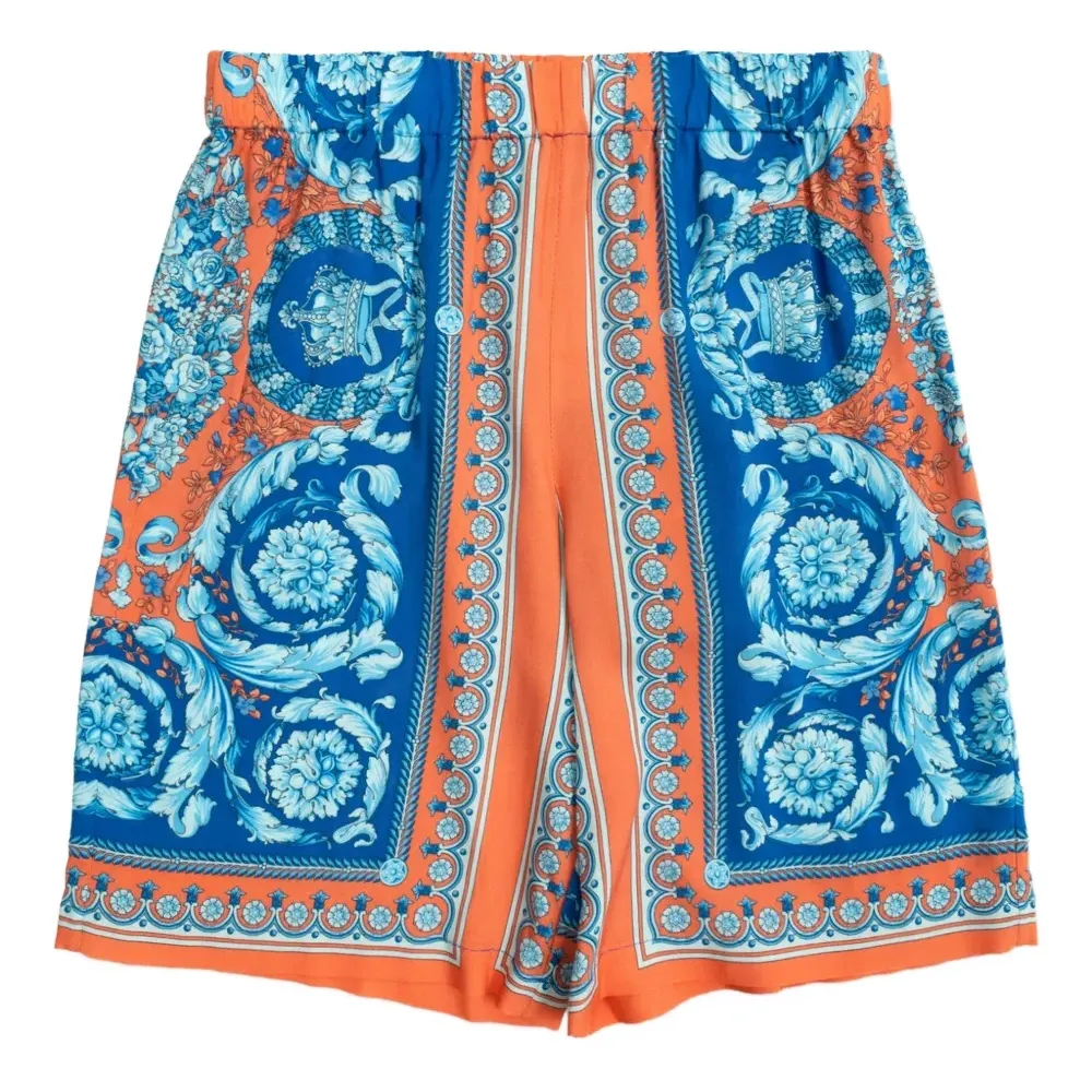 Шорты с цветочным принтом