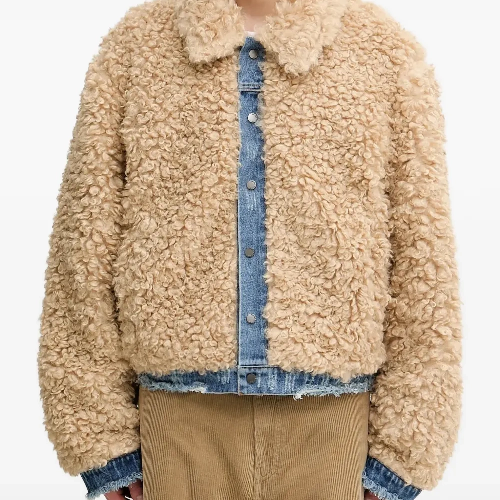 Двусторонняя куртка из эко-меха