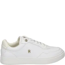 Кожаные кеды на шнуровке с подошвой cupsole