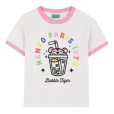 Графическая футболка с контрастной отделкой