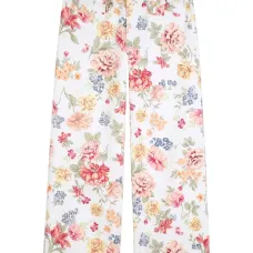 Брюки с цветочным принтом