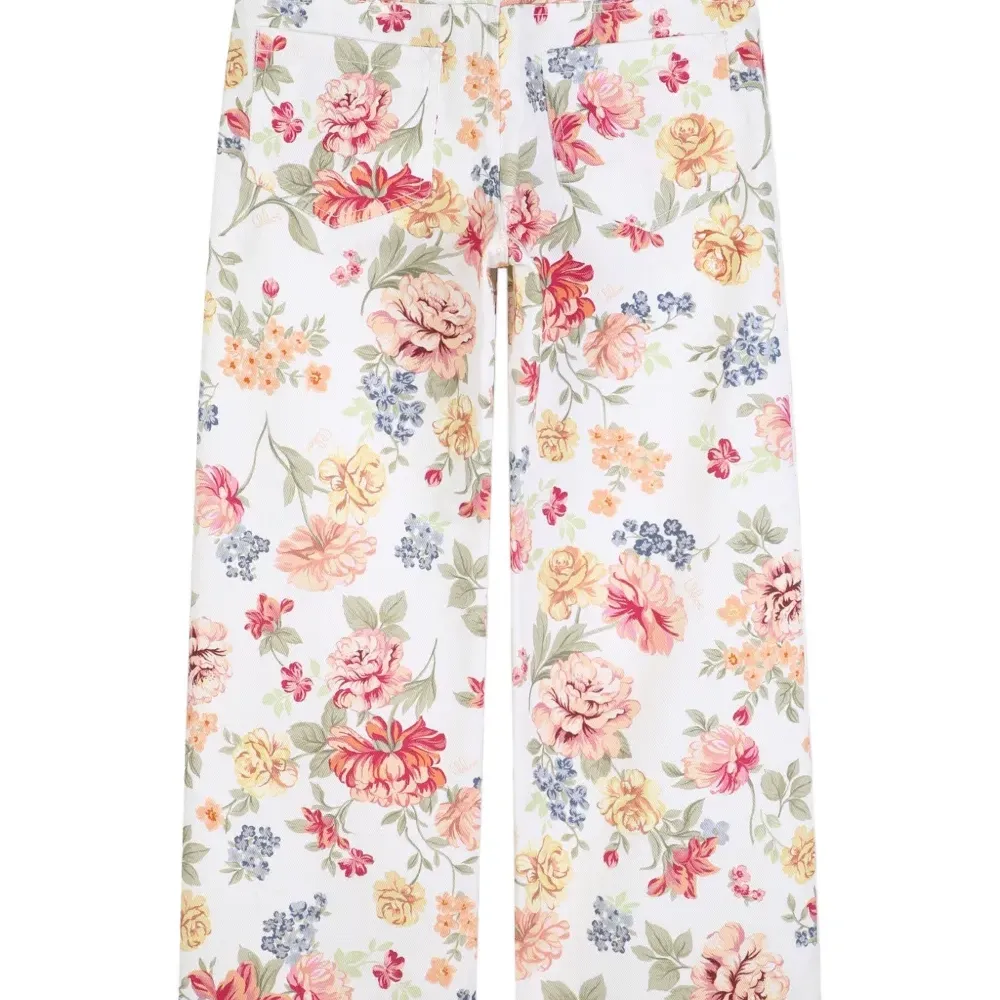 Брюки с цветочным принтом