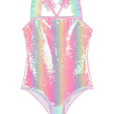 Купальник с пайетками