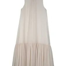 Платье с оборками и монограммой