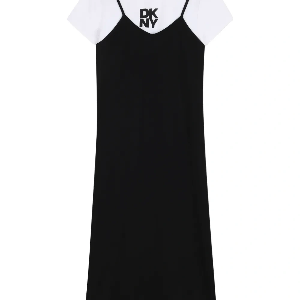 Платье с принтом логотипа