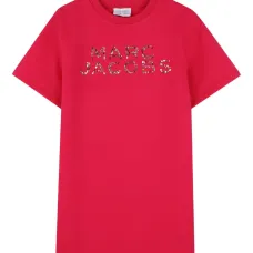 Платье-футболка с декорированным логотипом