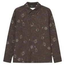 Рубашка с цветочным принтом