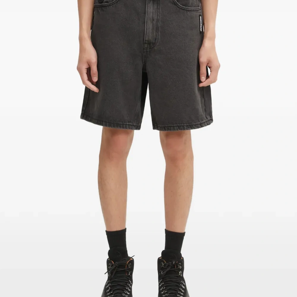 Джинсовые шорты с логотипом