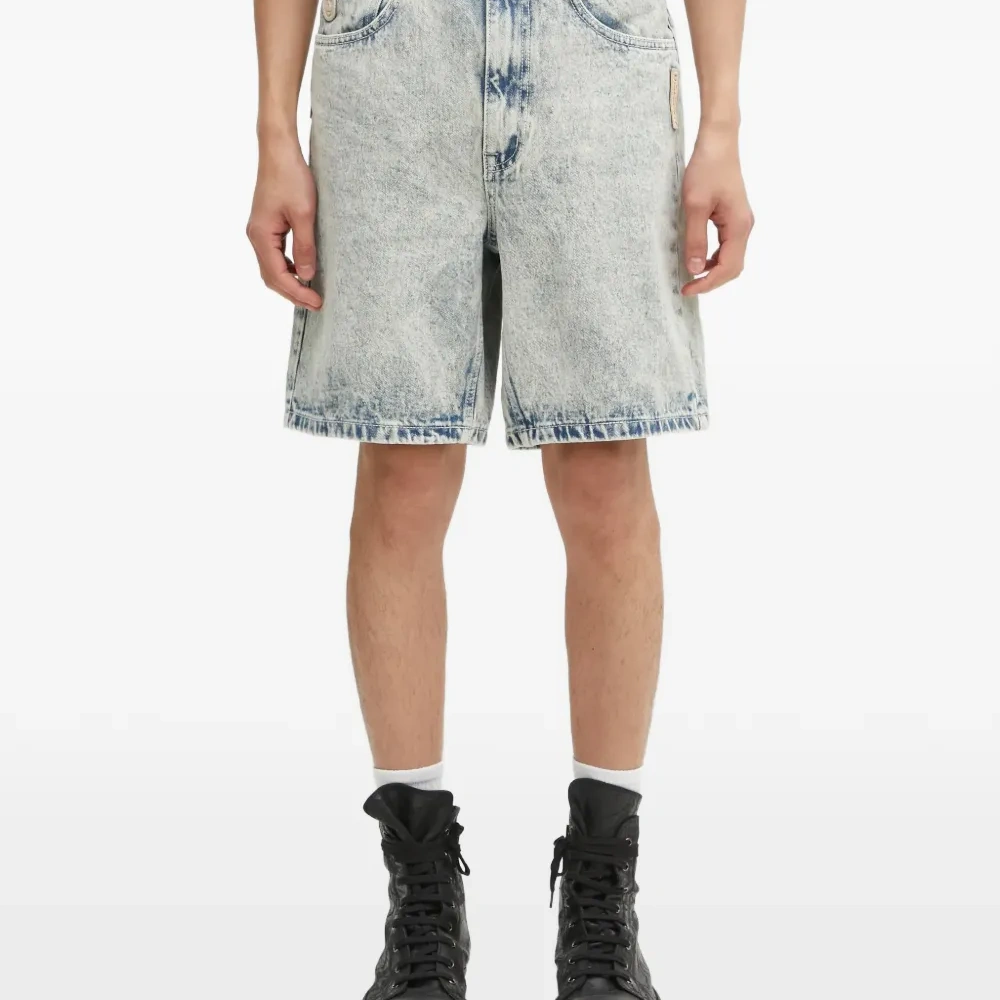 Джинсовые шорты с нашивкой-логотипом