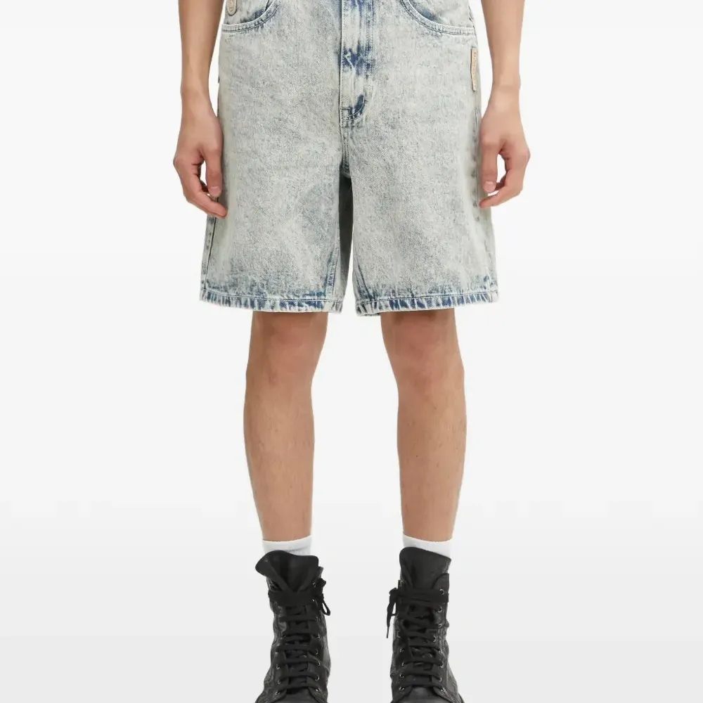 Джинсовые шорты с нашивкой-логотипом