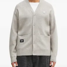 Кардиган с накладными карманами