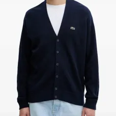 Кардиган с пуговицами и вышивкой в виде крокодила