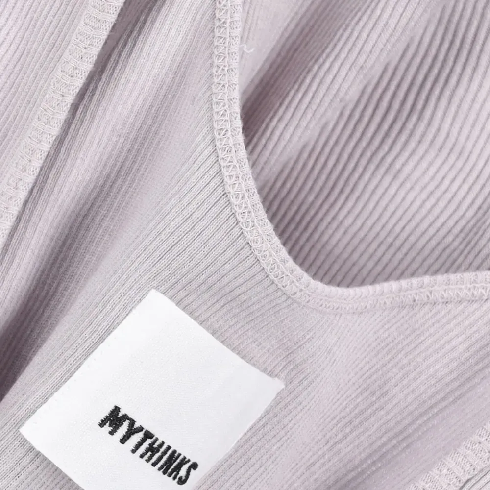 Топ-майка в рубчик