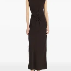 Платье макси с сборками Платье макси с сборками