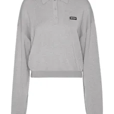 Пуловер-поло с нашивкой-логотипом