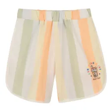 Шорты в полоску с логотипом