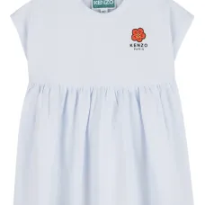 Платье с цветочной аппликацией