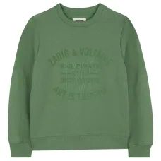 Толстовка с длинными рукавами и круглым вырезом