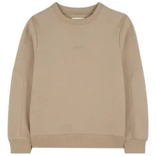 Толстовка с круглым вырезом и длинными рукавами