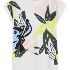 Платье-футляр с цветочным принтом