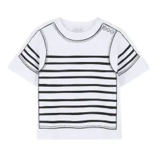 Футболка с полосатым принтом