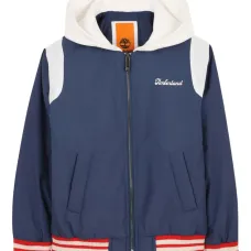 Куртка с капюшоном и логотипом