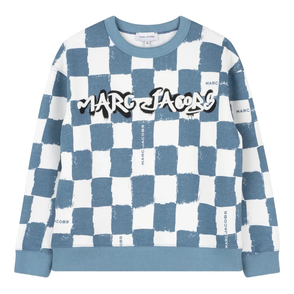 Клетчатая толстовка с длинными рукавами