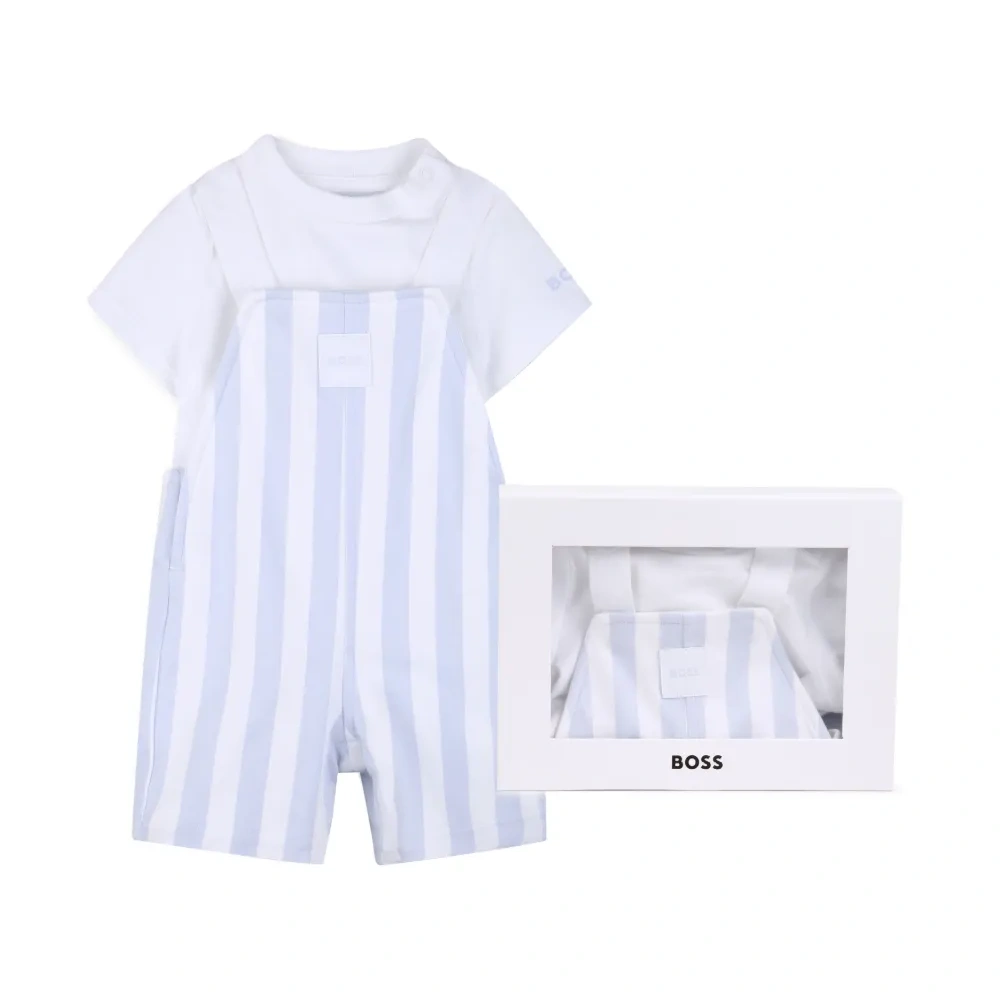 Комплект для новорожденного в полоску