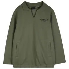 Топ с длинными рукавами и воротником Топ с длинными рукавами и воротником