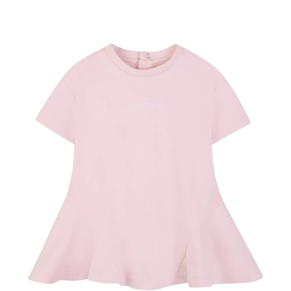 Платье с короткими рукавами